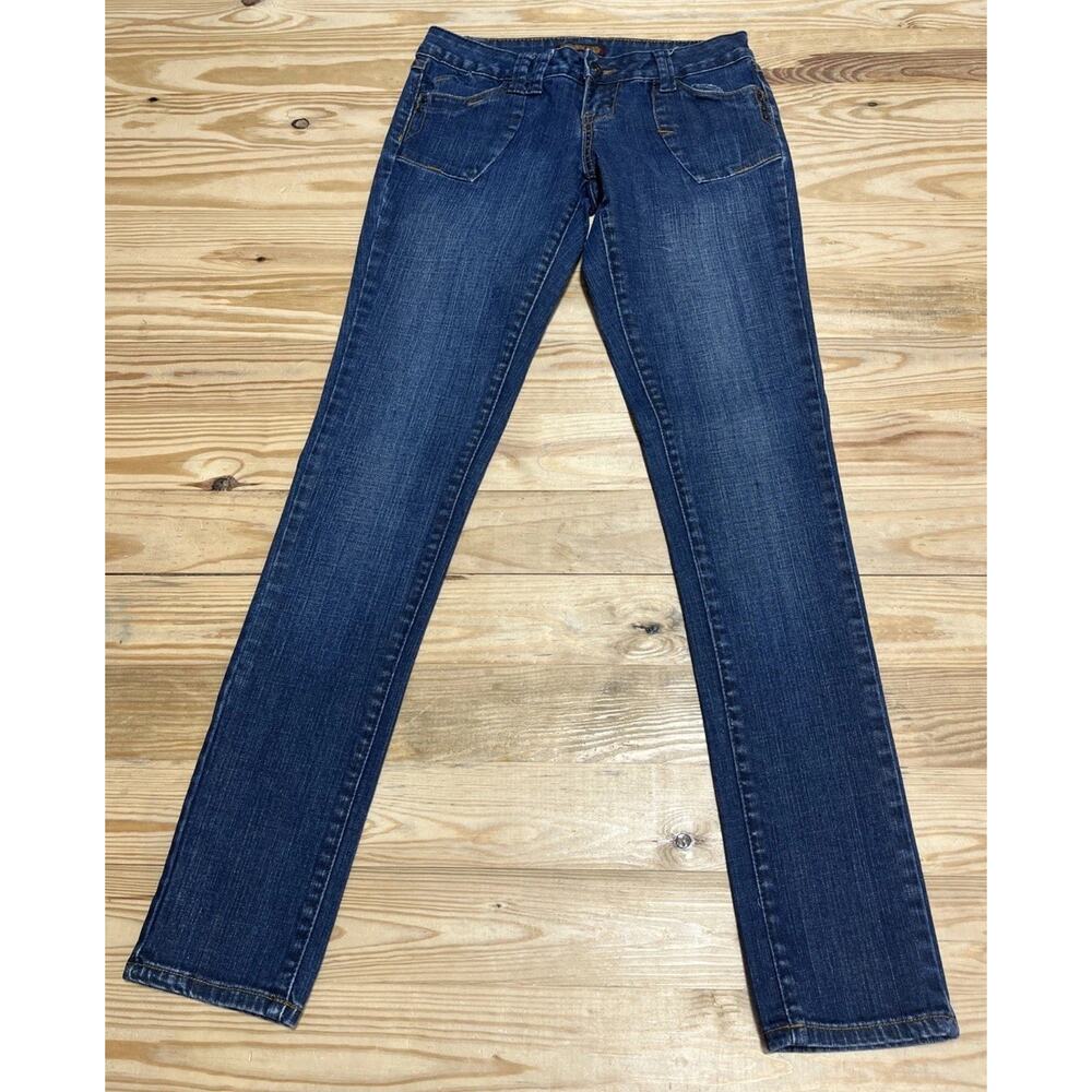 Zd Premium Jeans Skinny Leg Size 5 Medium Wash Juniors Womens